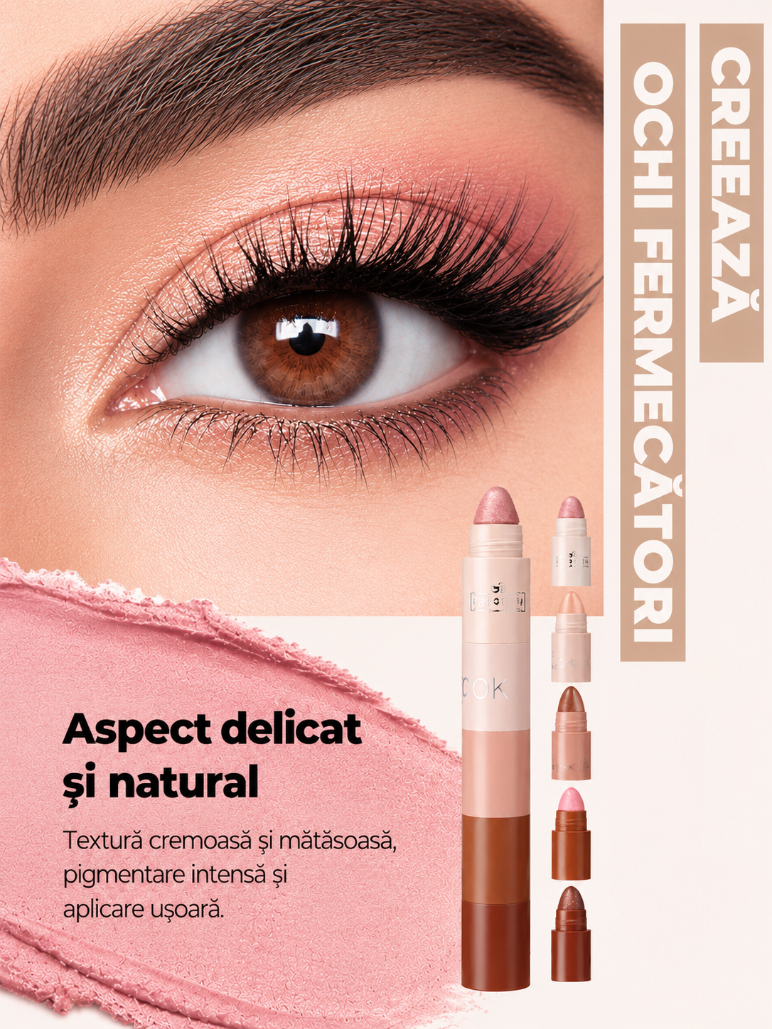 Creion Magic pentru Ochii Strălucitori 1+1